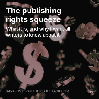 If you’re writing, or you know anyone who would love to be a writer, this post looks at how rights deals are made in the publishing industry and where it’s becoming more difficult for authors to negotiate. It’s for anyone interested in the business side of writing or what goes on for authors behind the scenes. Check my stories or bio for the link.