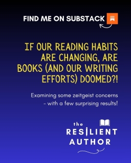 One I didn't get to share earlier - chatting about our culture's changing reading habits on substack. Link in the usual place.